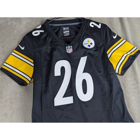 Pittsburgh Steelers NFL Black #26 LeVon Bell jersey  SZ Youth Medium - Picture 4 of 11